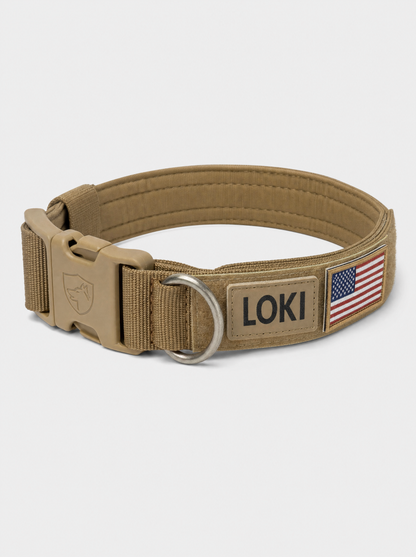 Personalized 1.5" Tactical Dog Collar with Handle